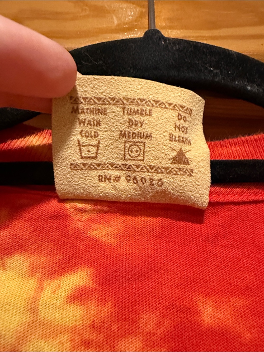 The Mountain Red & Yellow Tie-Dye Dragon Battle Graphic Tee - Picture 3 of 8
